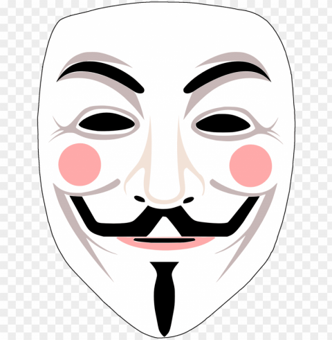 mascara de anonymous Transparent background PNG images selection