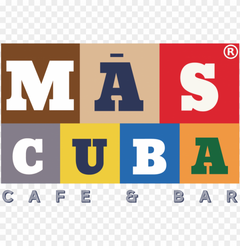 mascuba - más cuba cafe Isolated Object with Transparent Background PNG
