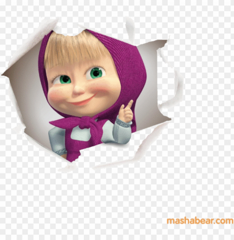 masha and the bear - masha and the bear Clean Background Isolated PNG Image