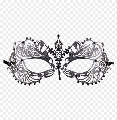 masquerade Isolated Graphic on Clear PNG