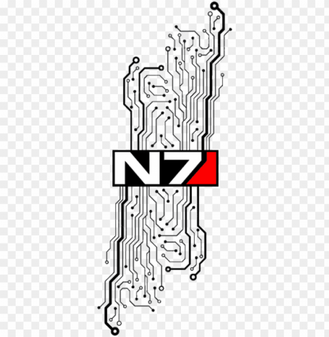 mass effect tattoo - mass effect andromeda initiative tattoo Clean Background Isolated PNG Design