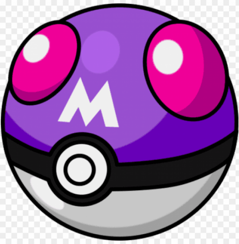 master ball the best poke ball - transparent background pokemon balls PNG high resolution free