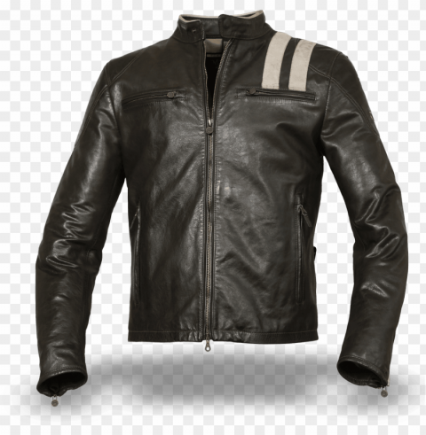 matchless osborne racing blouson antique black Isolated Character with Clear Background PNG