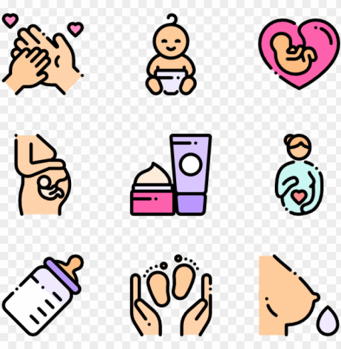 maternity 50 icons - icon Free PNG download no background