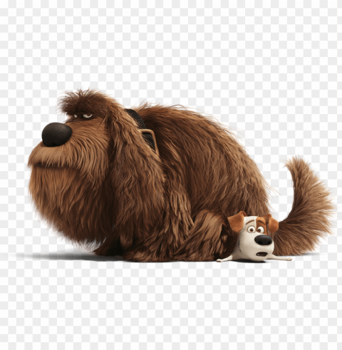 max and duke - secret life of pets fun book PNG images with transparent backdrop