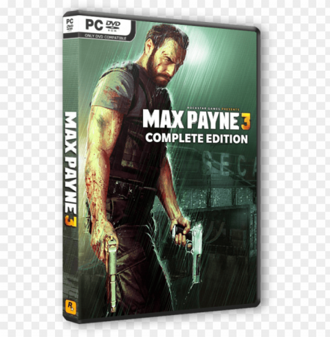 max payne 3 complete - rockstar games max payne 3 complete pc digital download PNG photo