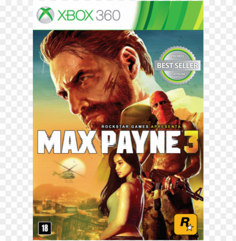 max payne 3 ps3 Isolated Element in Clear Transparent PNG