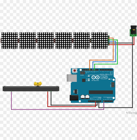 max7219 matrix arduino - object following robot circuit PNG transparent graphics bundle
