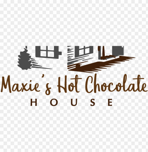 maxie's hot chocolate house - poster PNG files with transparent canvas extensive assortment