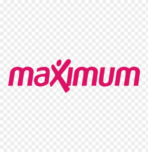 maximum vector logo free Transparent PNG Isolated Design Element
