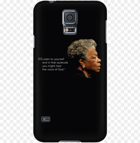 maya angelou phone case Isolated PNG Graphic with Transparency