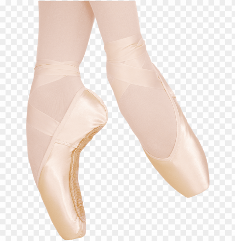 maya-ii pro pointe shoes - angelo luzio stretch canvas ballet slipper Transparent Background PNG Isolation