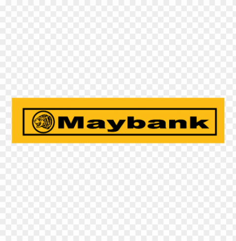 maybank eps vector logo free download PNG with Transparency and Isolation