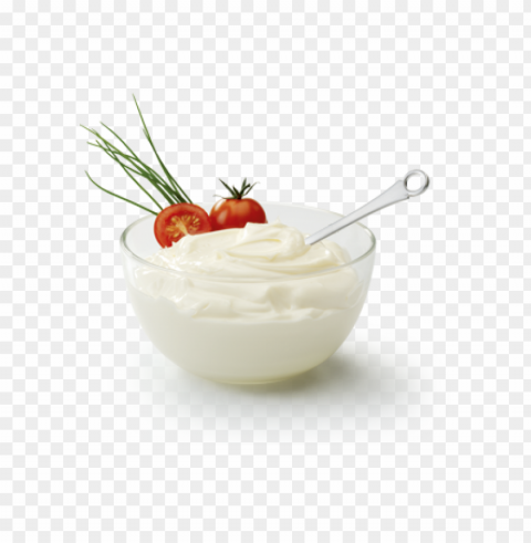mayonnaise food Transparent Background Isolated PNG Item