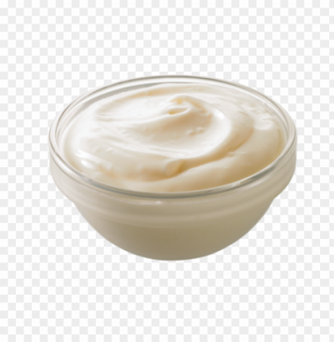 mayonnaise food Transparent Background Isolated PNG Design Element