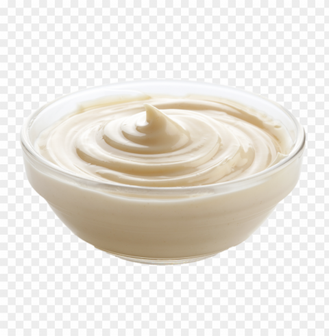 mayonnaise food wihout Transparent Background Isolation in HighQuality PNG