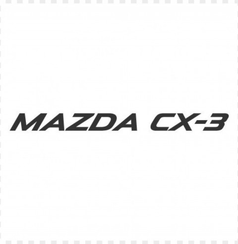 mazda cx-3 logo vector Isolated Element in Transparent PNG