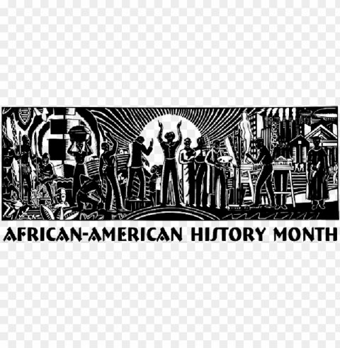 mb image - african american history month banner PNG transparent design