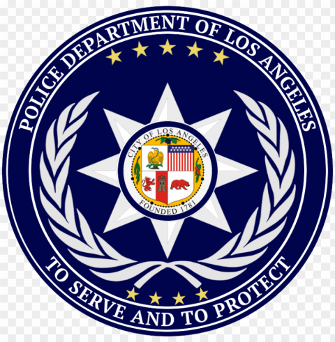 mc lapd logo - los angeles police logo PNG Image with Transparent Cutout
