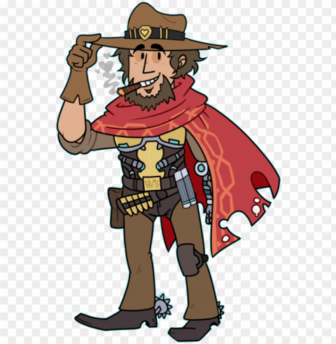  mccree cowboyby maskarie - cowboy mccree PNG files with alpha channel