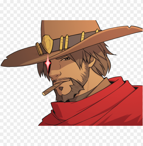  mccree drawn for work - mccree deadeye PNG images for mockups