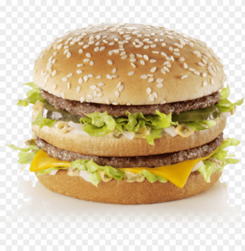 mcdonald's big mac and fries PNG graphics with alpha transparency broad collection