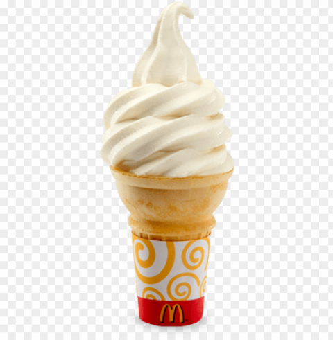 mcdonald's clipart ice cream - mcdonalds vanilla ice cream cone PNG with no cost