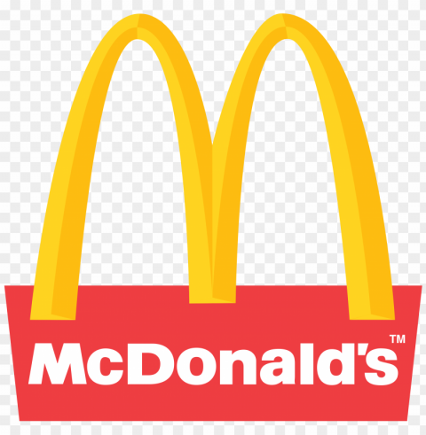 McDonalds Logo No Clean Background Isolated PNG Graphic
