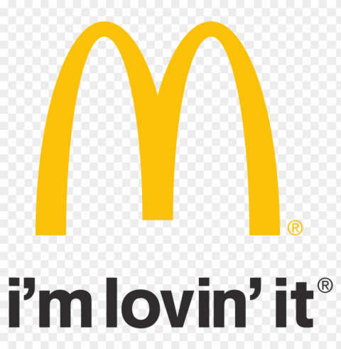 McDonalds Logo Clean Background Isolated PNG Character