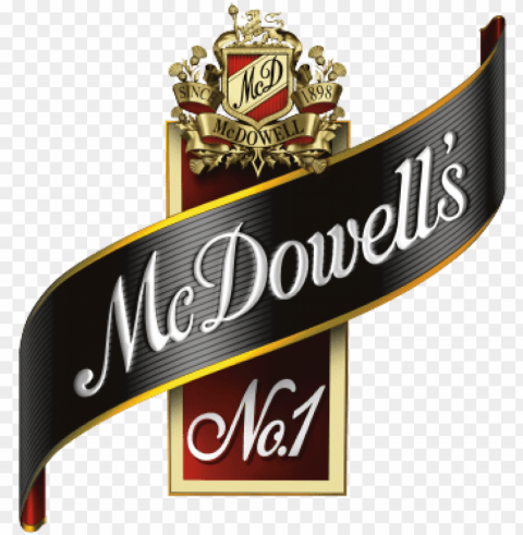 mcdowell's logo - mcdowell no 1 logo Clean Background Isolated PNG Illustration