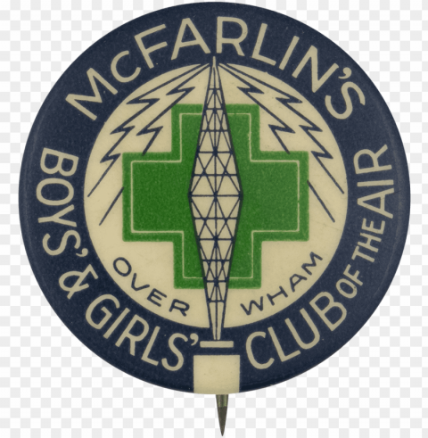 mcfarlins boys and girls club - emblem Isolated Item on Clear Background PNG