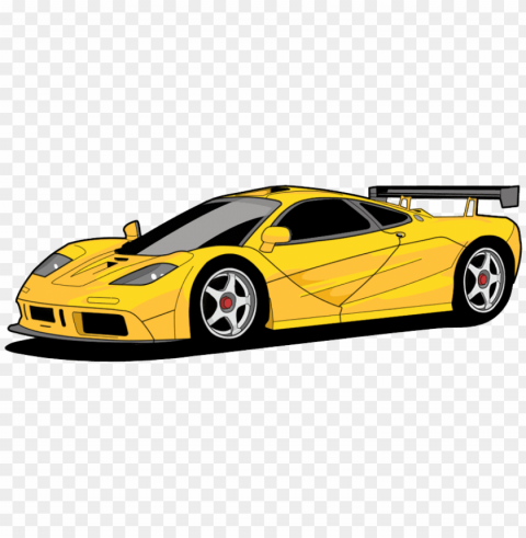 mclaren Clean Background Isolated PNG Illustration
