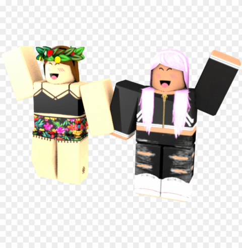 me and my best friend - roblox best friend gfx HighResolution Transparent PNG Isolated Graphic