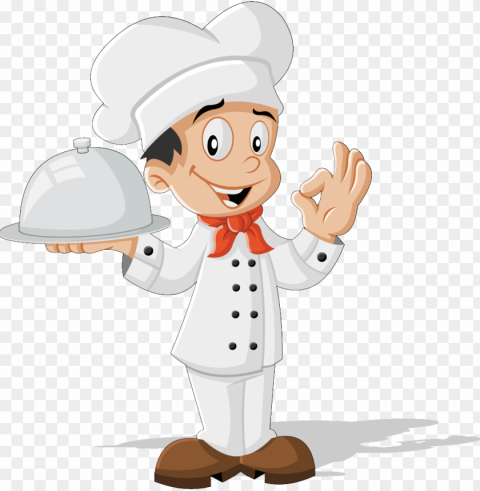 meal catering industry chef cartoon background vector - chef vector Transparent PNG Image Isolation