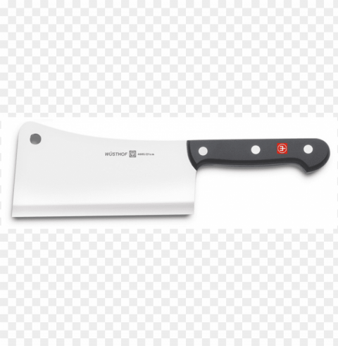 meat cleaver ClearCut Background Isolated PNG Art