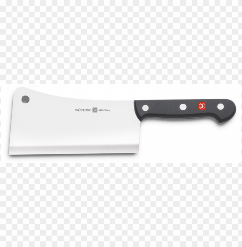 Meat Cleaver ClearCut Background Isolated PNG Art