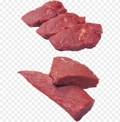 Meat Food Background Photoshop Transparent PNG Images Set