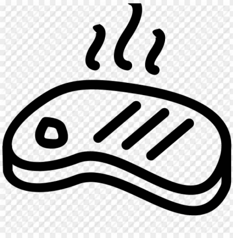 meat icon Isolated Character in Transparent PNG Format