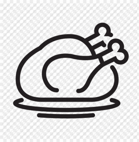meat icon Isolated Character with Transparent Background PNG