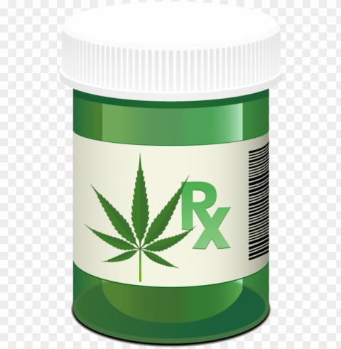 Medical Marijuana Rx - Cannabis Transparent PNG Isolated Object Design