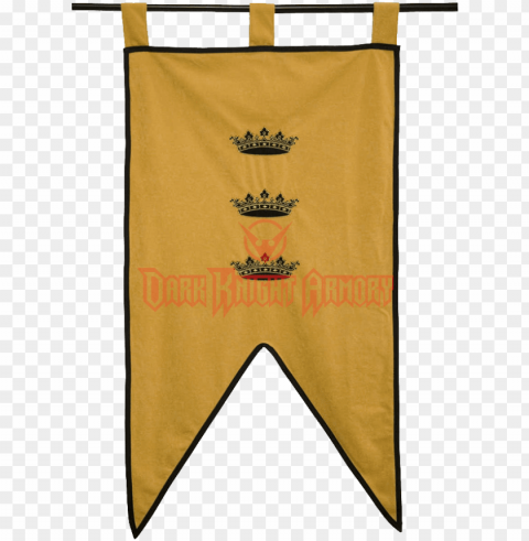 medieval banner Isolated Design Element in Transparent PNG