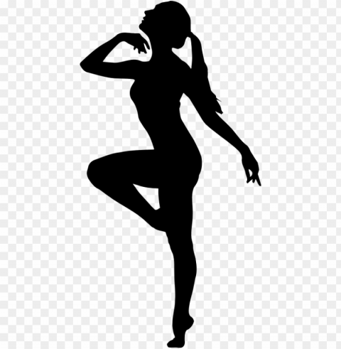 medium image - dancer silhouette Isolated Graphic Element in HighResolution PNG