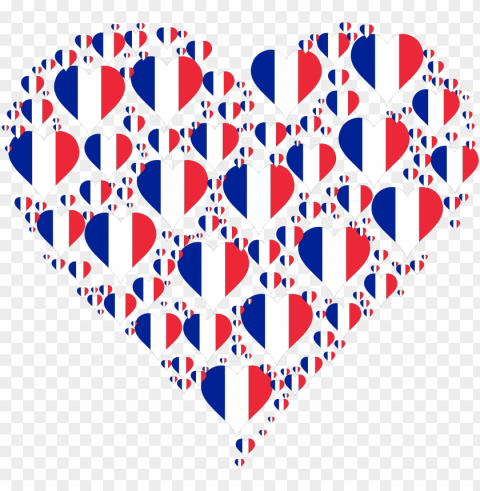 medium - flag france heart shirt PNG Image with Isolated Transparency