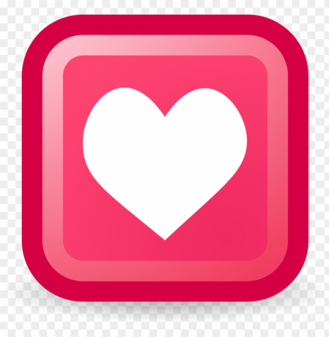 medium image - heart in square clipart PNG photo without watermark