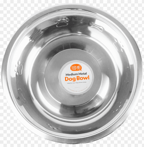 medium metal dog bowl - lid PNG for personal use