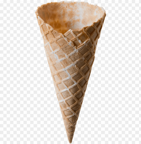 medium waffle cone - ice cream cone Transparent PNG images pack