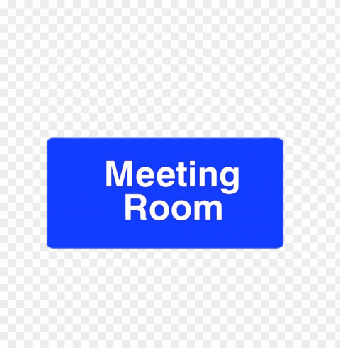 meeting room sign PNG Image with Clear Isolation