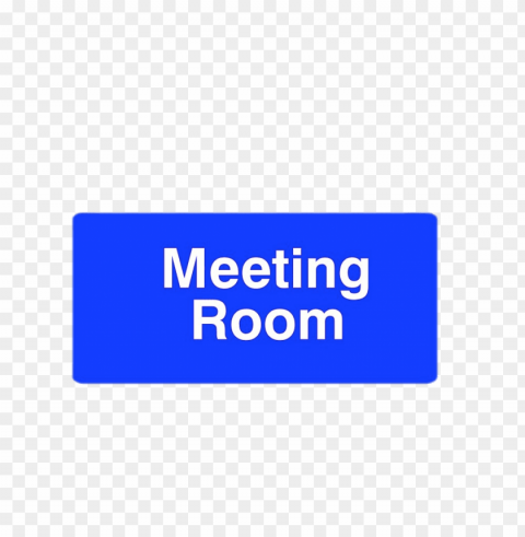 Meeting Room Sign PNG Image With Clear Isolation