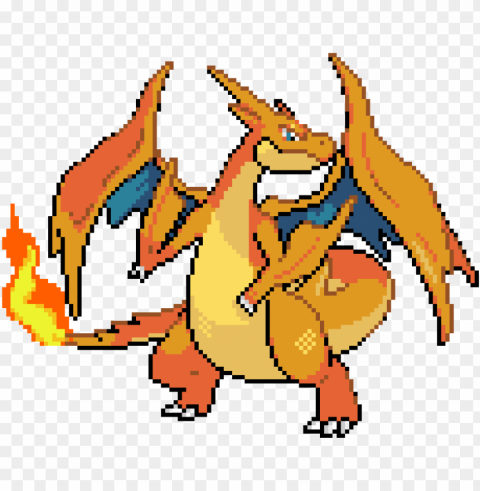 mega charizard y - charizard Clear Background PNG Isolation