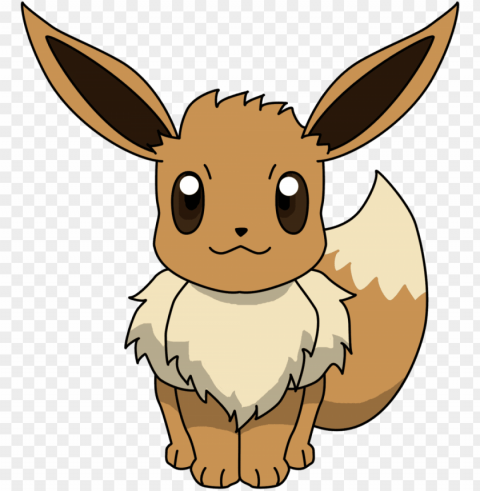 mega eevee library - drawings of pokemon eevee PNG Graphic Isolated on Transparent Background